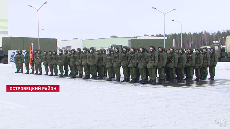 БелАЭС под надёжной защитой. В военную часть Островецкого района поступила пятая батарея ЗРК «Тор-М2»-16