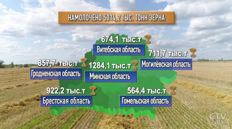 Белорусские аграрии преодолели планку в 5 миллионов тонн зерна-1