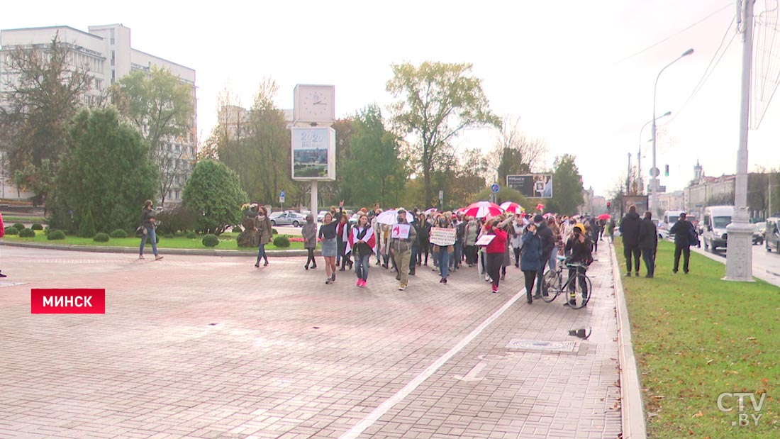 «Всё в порядке, девочки, просто давайте пойдём назад». Ксения Худолей о том, что происходило на улицах Минска 24 октября-4