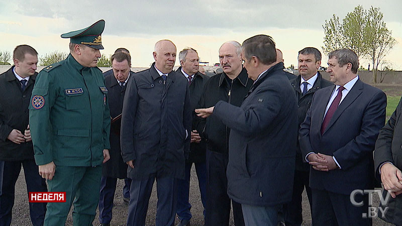 Строительство моста через Припять, Туровский молочный комбинат и развитие Петрикова: главные акценты рабочей поездки Президента на Полесье-9