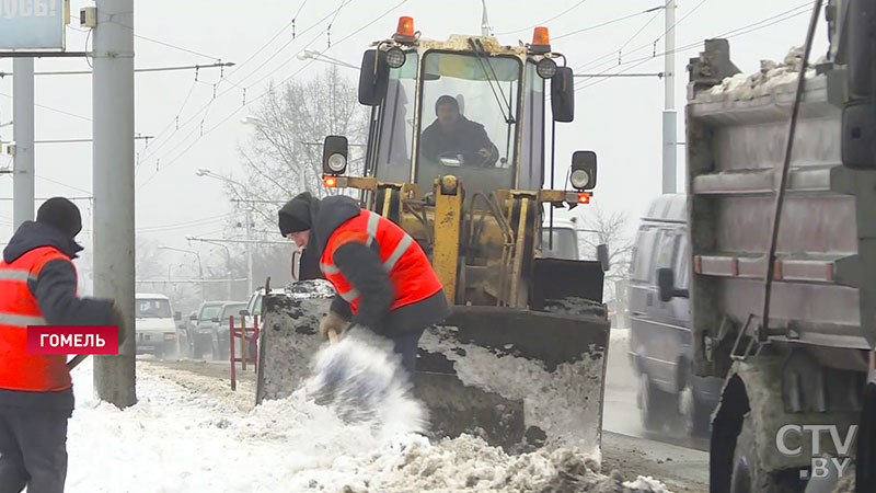 О погоде в цифрах. Уровень снежного покрова в Гомеле в три раза превысил среднестатистические показатели -28