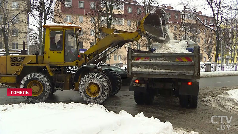 О погоде в цифрах. Уровень снежного покрова в Гомеле в три раза превысил среднестатистические показатели -10